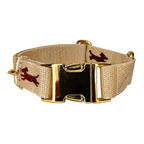 Halsband Ludwig Kakao | Creme