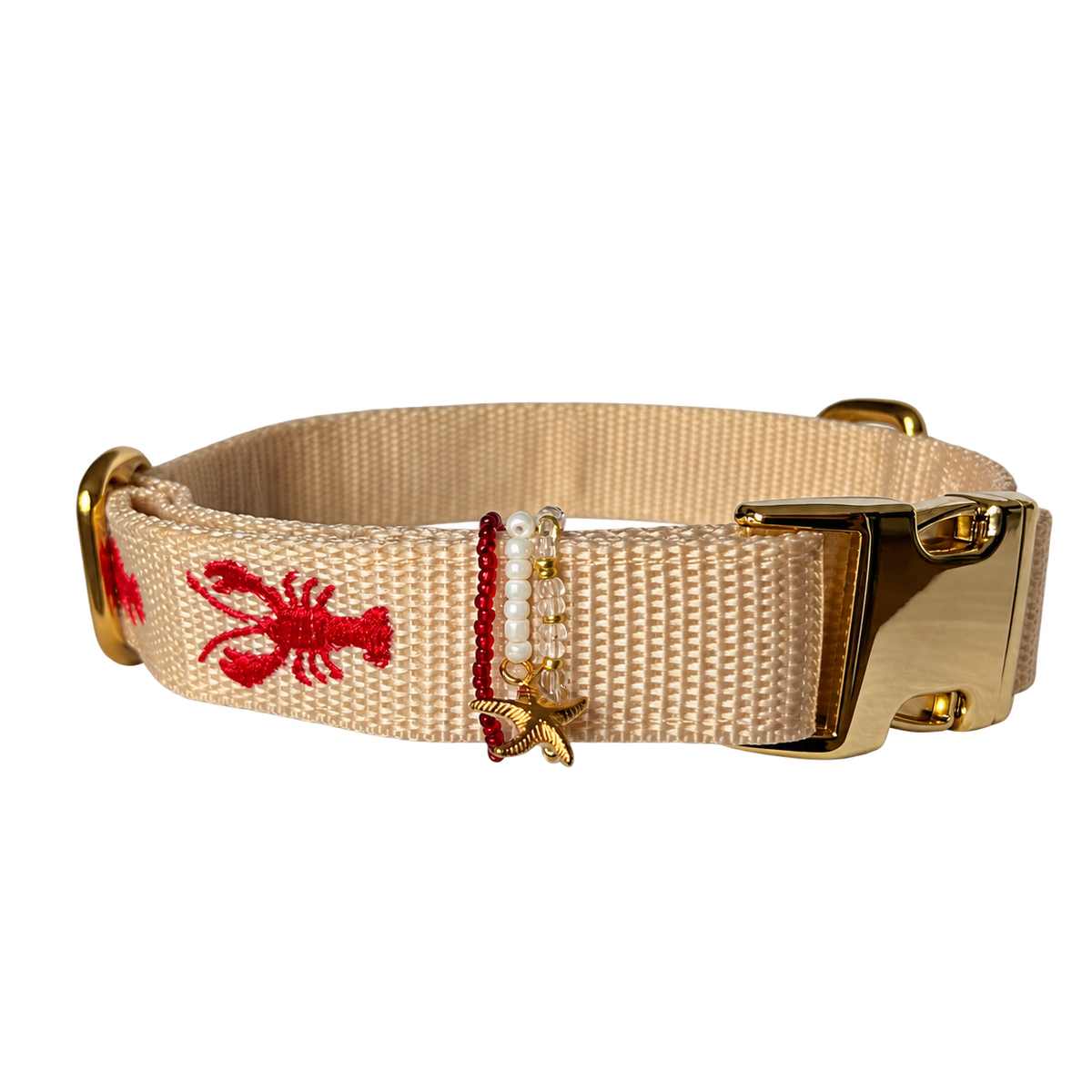 Halsband Otto Rot | Creme