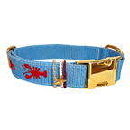 Halsband Otto Rot | Blau