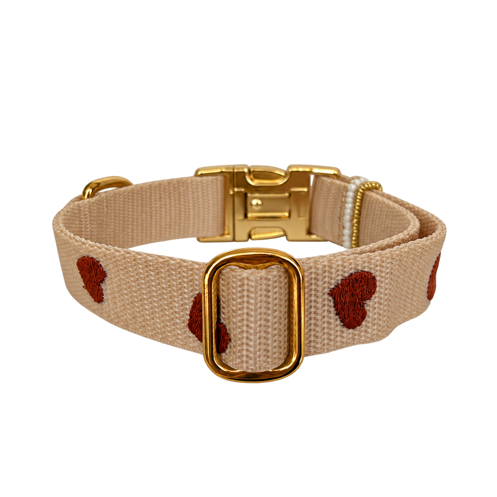 Halsband Frieda Kakao | Creme