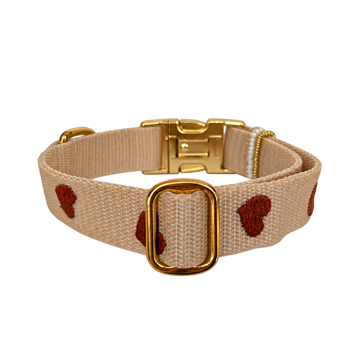 Halsband Frieda Kakao | Creme