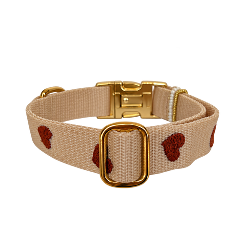 Halsband Frieda Kakao | Creme