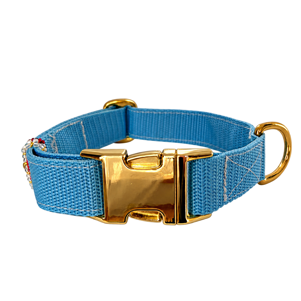Halsband Frieda Rot | Blau