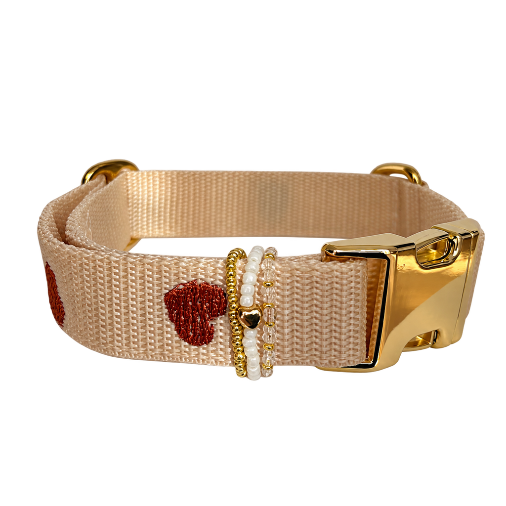 Halsband Frieda Kakao | Creme