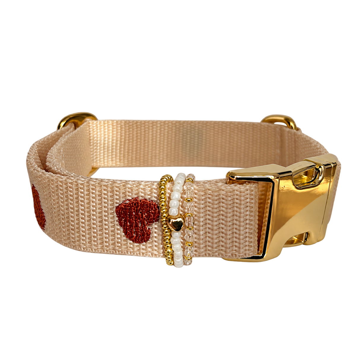 Halsband Frieda Kakao | Creme