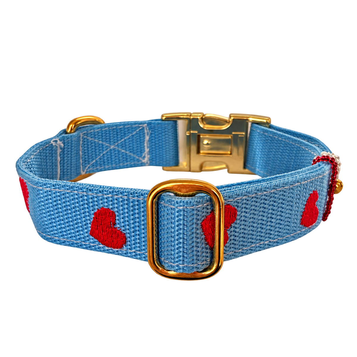 Halsband Frieda Rot | Blau