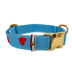 Halsband Frieda Rot | Blau