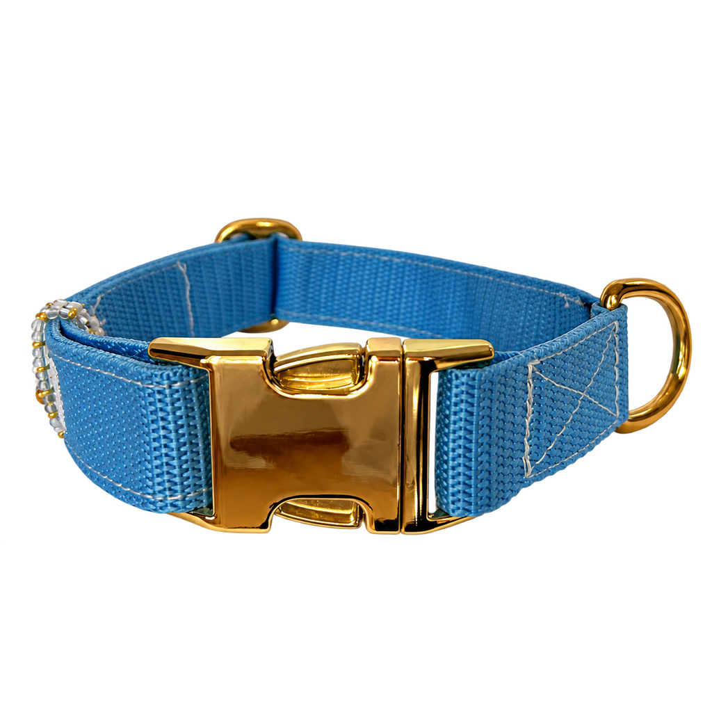 Halsband Frieda Weiß | Blau