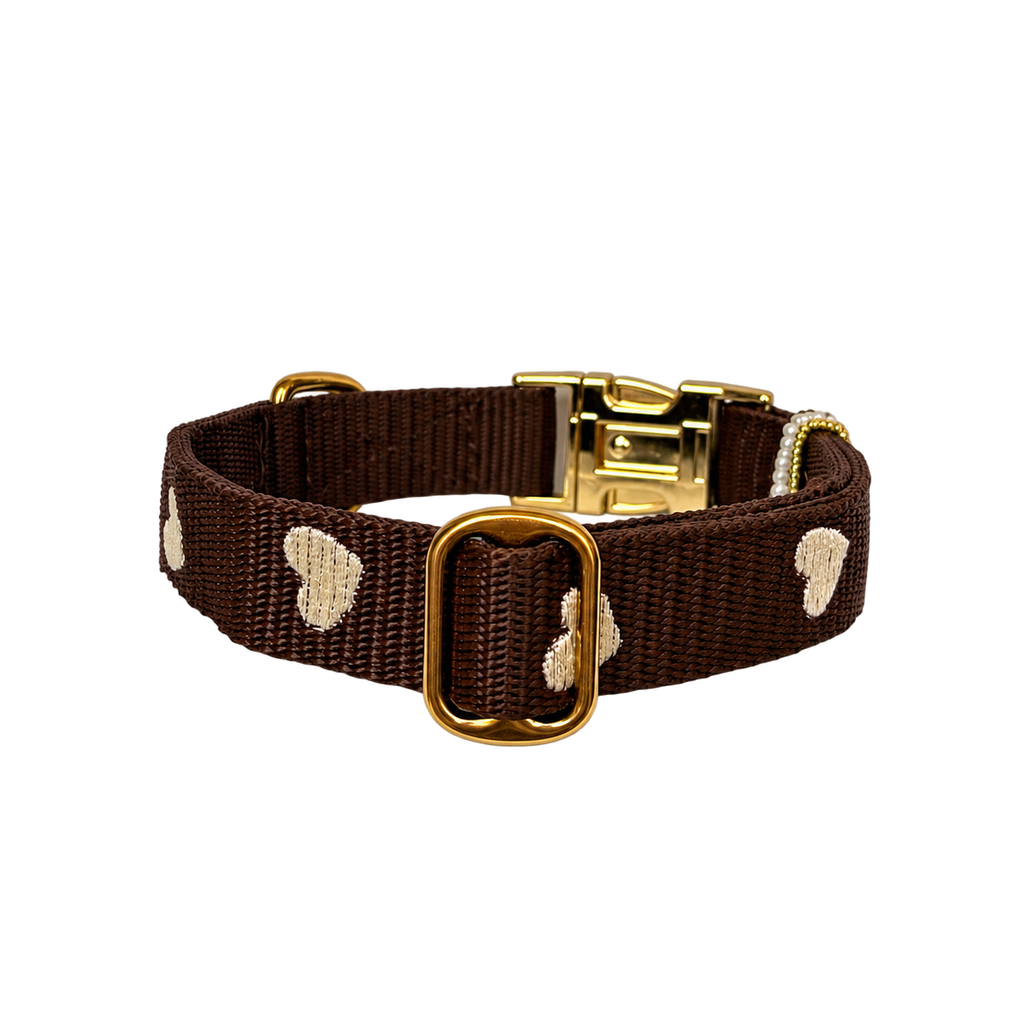 Halsband Frieda Creme | Kakao